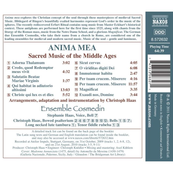 Anima Mea - Sacred Music of the Middle Ages - slide-1