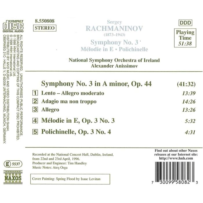 RACHMANINOV: Symphony no. 3 - slide-1