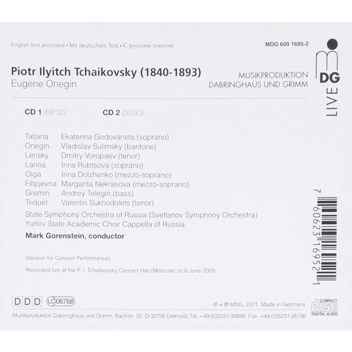 Tchaikovsky: Eugene Onegin - slide-1
