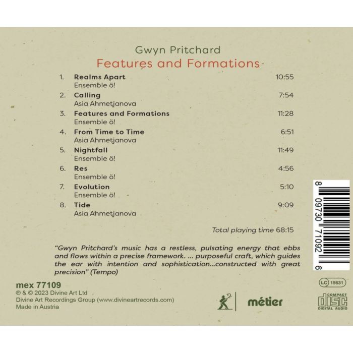 Pritchard: Features and Formations - slide-1