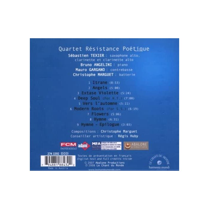Christophe Marguet, Quartet Résistance Poétique ‎– 