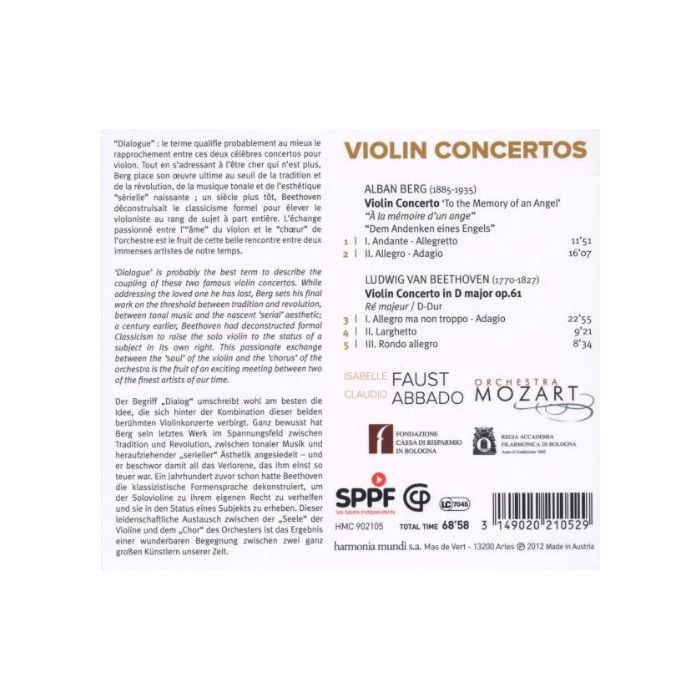 Berg & Beethoven: Violin Concertos - slide-1