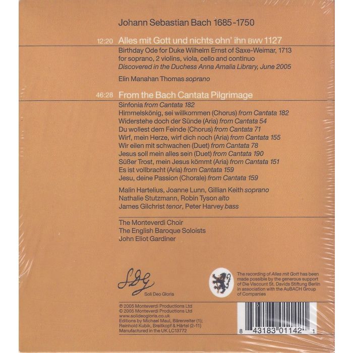 BACH J.S. - Alles mit Gott  - slide-1