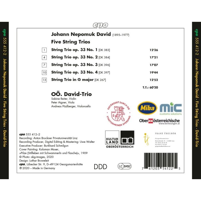David: Five String Trios - slide-1