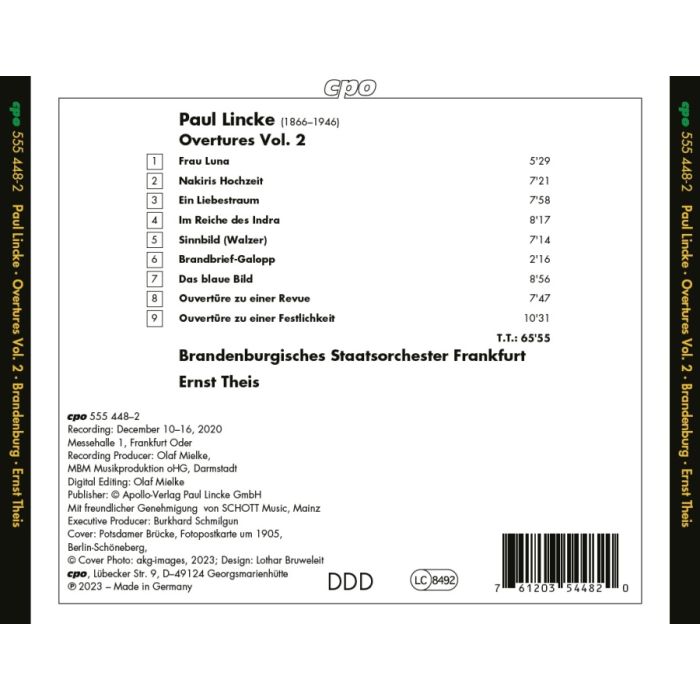 Lincke: Overtures Vol. 2 - slide-1