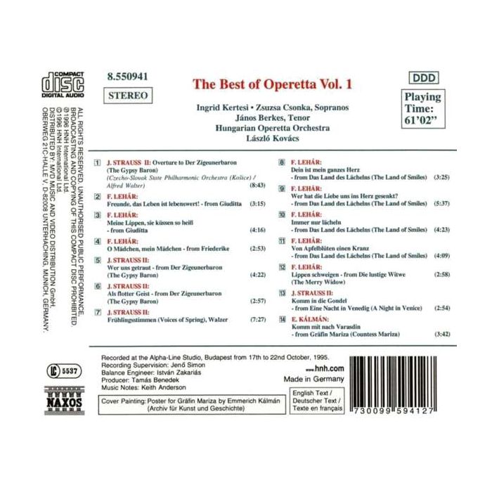 THE BEST OF OPERETTA vol.1 - slide-1