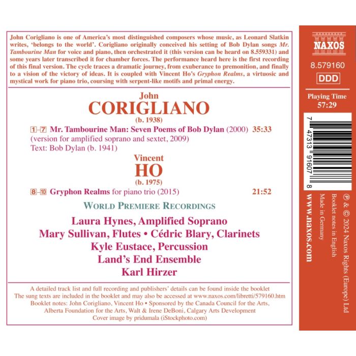 Corigliano: Mr. Tambourine Man - slide-1