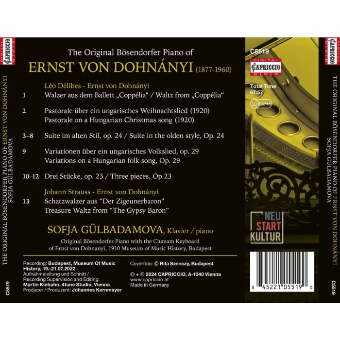 Dohnanyi: Solo Piano Works - slide-1
