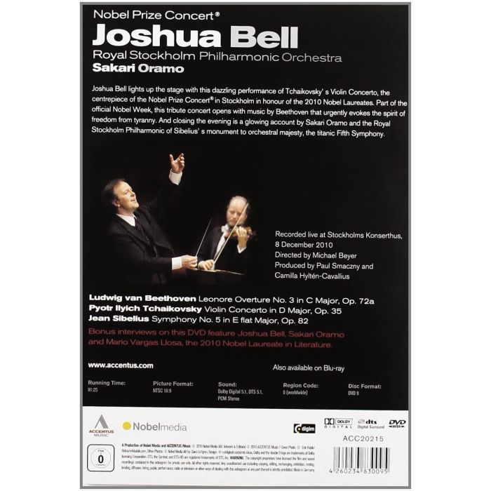 Bell/Oramo ‎– Royal Stockholm Philarmonic Orchestra Nobel Prize Concert - slide-1