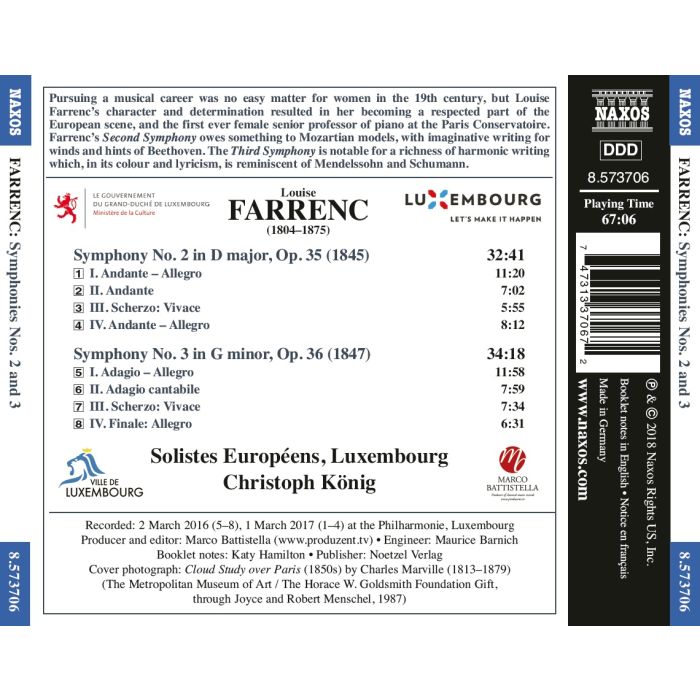 Farrenc: Symphonies Nos. 2 and 3 - slide-1
