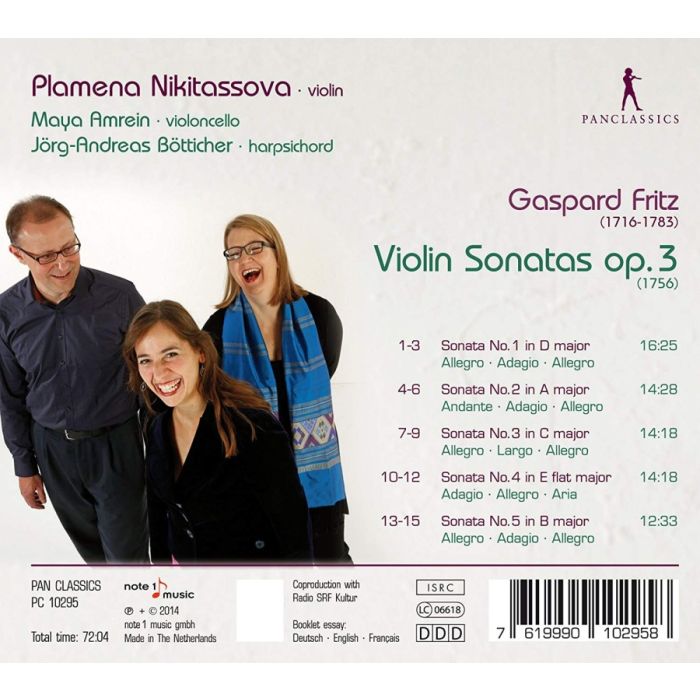 Fritz: Violin Sonatas (1756) - slide-1
