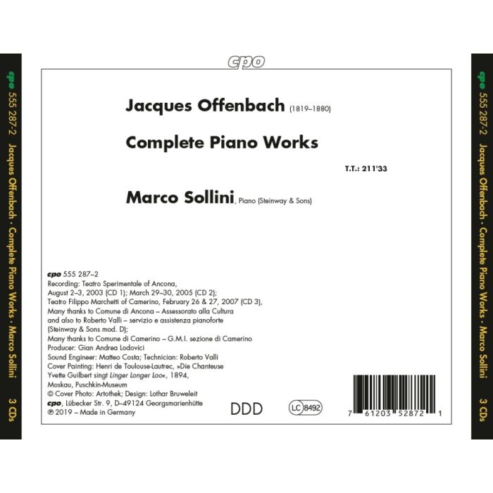 Offenbach: Complete Piano Works - slide-1
