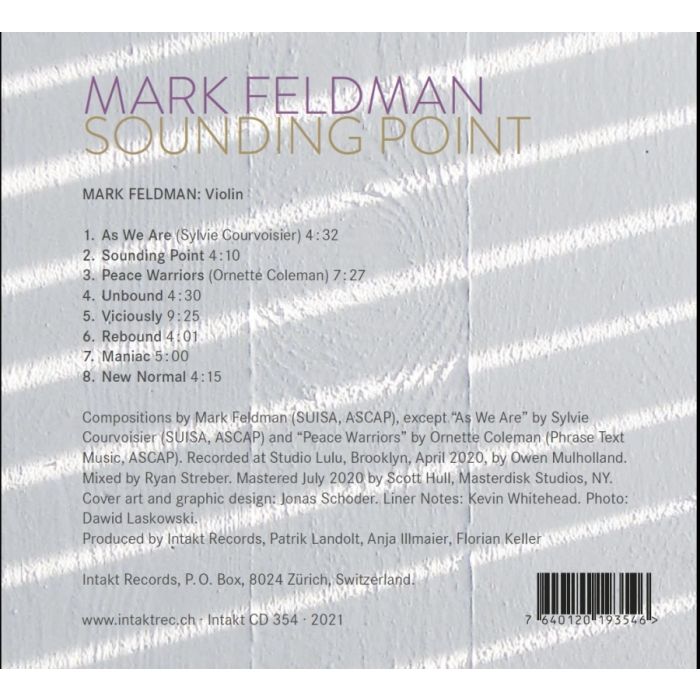 Mark Feldman: Sounding Point - slide-1