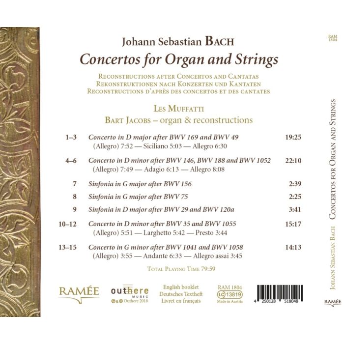 Bach: Concertos for Organ and Strings - slide-1