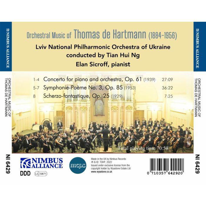 Orchestral Music of Thomas de Hartmann - slide-1