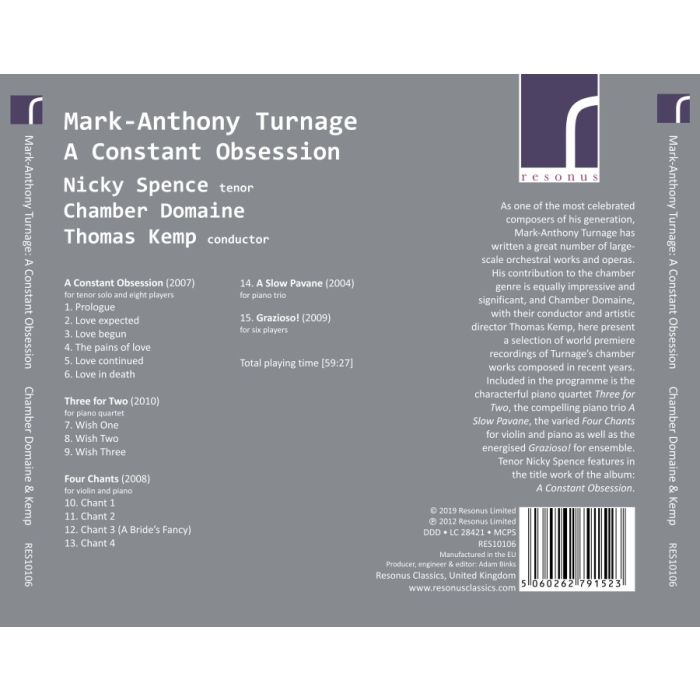 Turnage: A Constant Obsession - slide-1