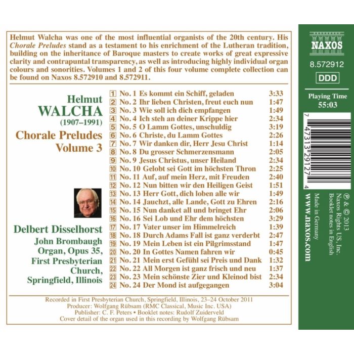Walcha: Chorale Preludes Volume 3 - slide-1
