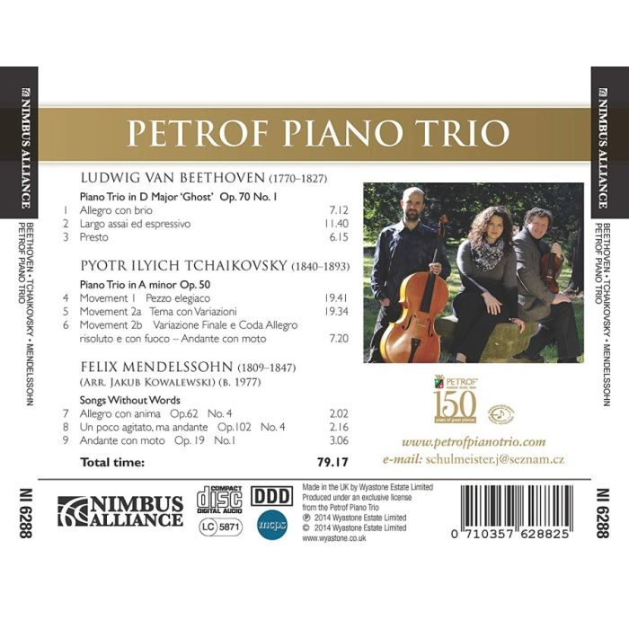 Beethoven; Tchaikovsky; Mendelssohn: Piano Trios - slide-1