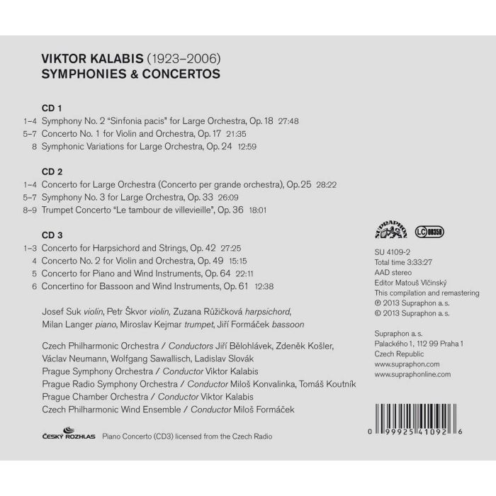 Kalabis: Symphonies and Concertos - slide-1