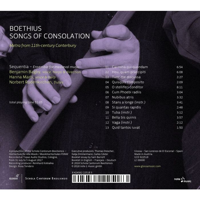 Boethius: Songs of Consolation - slide-1