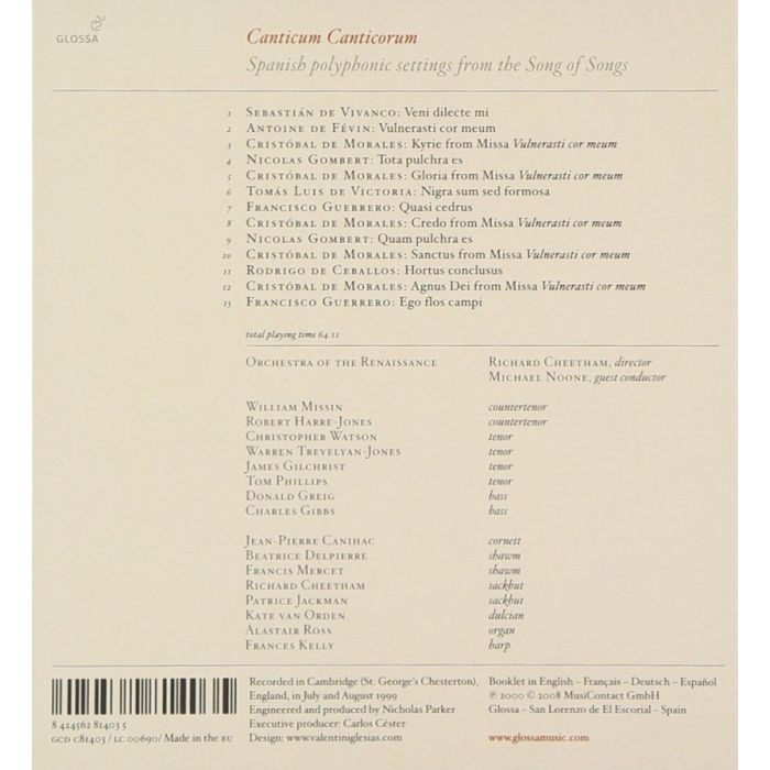 Canticum Canticorum: Morales, Victoria, Guerrero  - slide-1