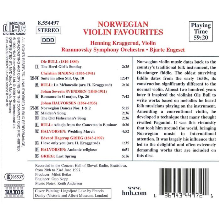 Henning Kraggerud - Norwegian Violin Favourites - slide-1