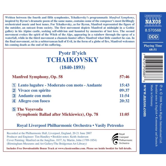Tchaikovsky: Manfred Symphony - slide-1
