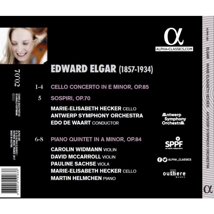 ELGAR: Cello Concerto; Piano Quintet - slide-1