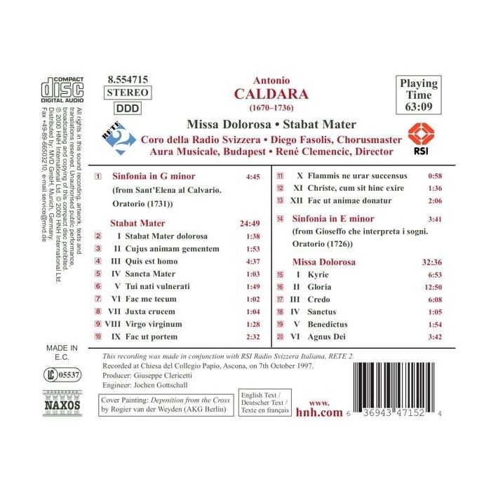 Caldara: Missa Dolorosa - slide-1