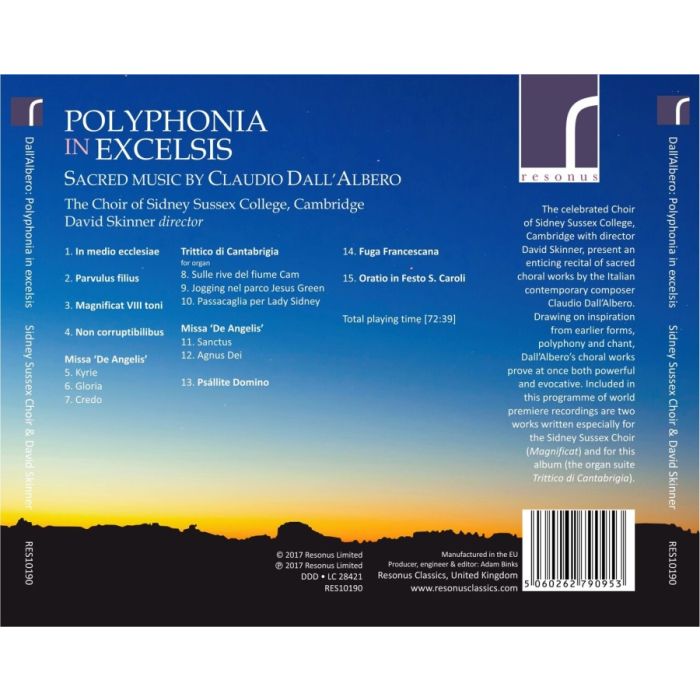 Polyphonia in Excelsis - sacred music by Claudio Dall’Albero - slide-1