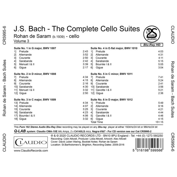 Bach: Cello Suites - slide-1