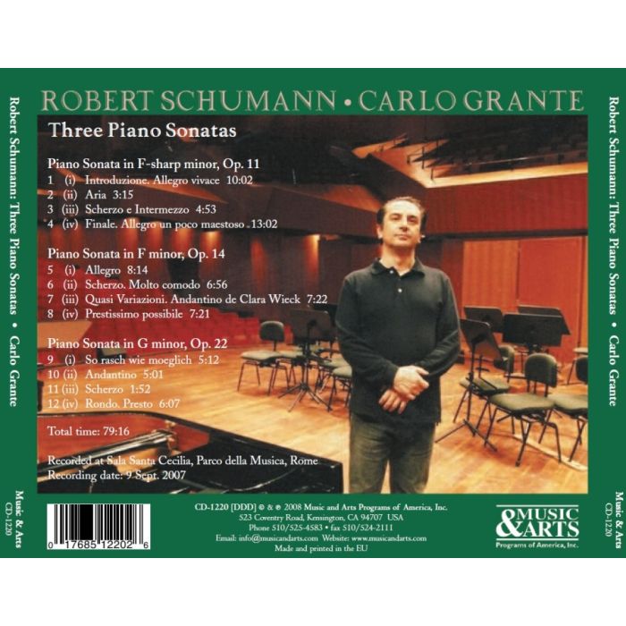 Schumann: Three Piano Sonatas - slide-1