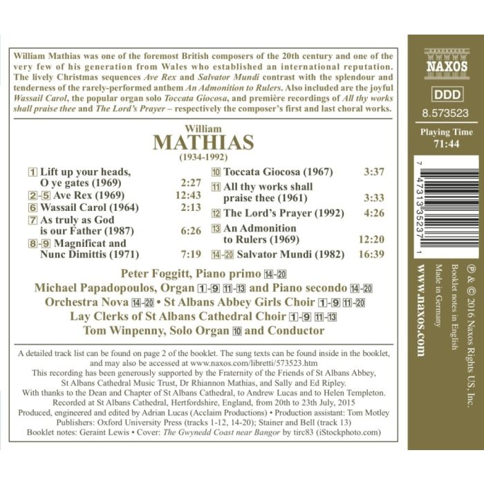 Mathias: Choral Music - slide-1