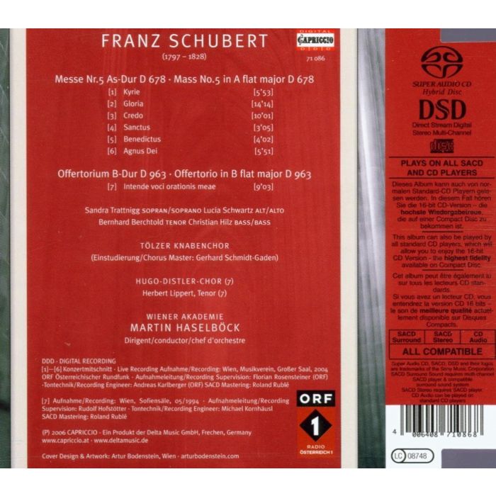 Schubert: Mass No. 5 in A flat major, D678 - slide-1