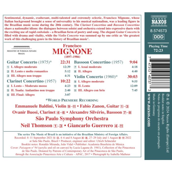 Mignone: Concertos and Concertinos - slide-1