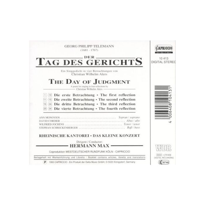 Telemann: Der Tag des Gerichts - slide-1