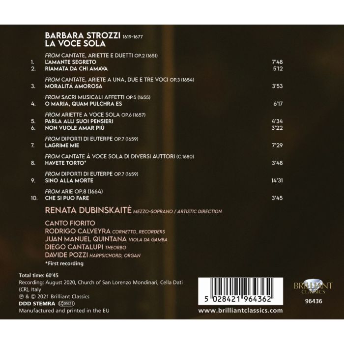 Strozzi: La Voce Sola - slide-1