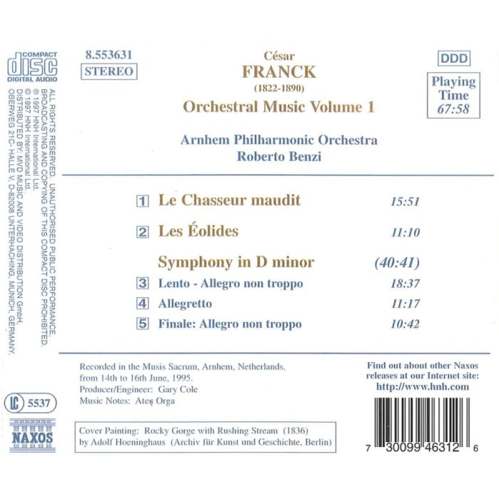 FRANCK: Orchestral Music Vol. 1 - slide-1