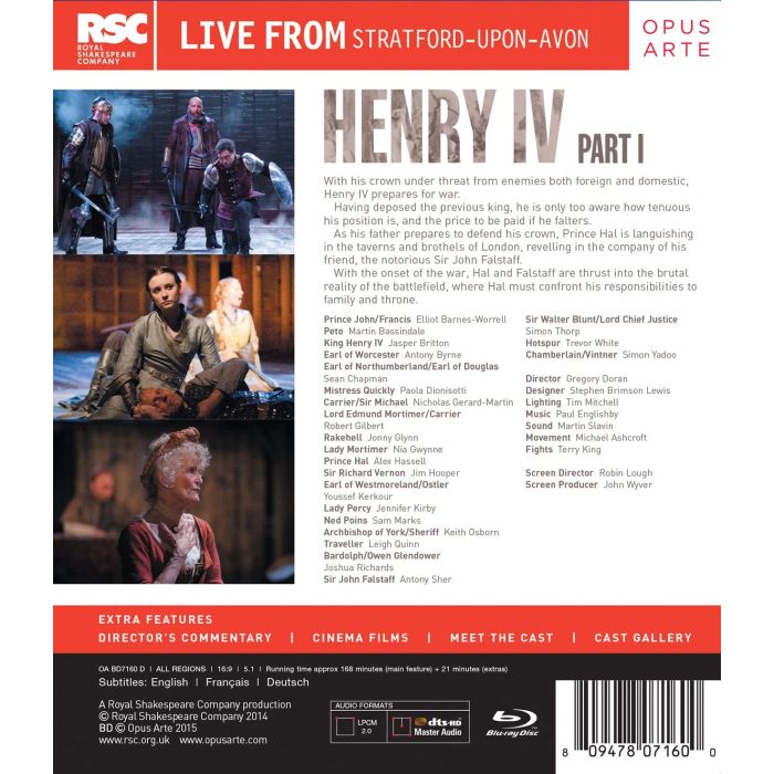 Shakespeare: Henry IV, Part I - slide-1