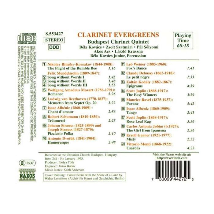 Clarinet Evergreens - slide-1