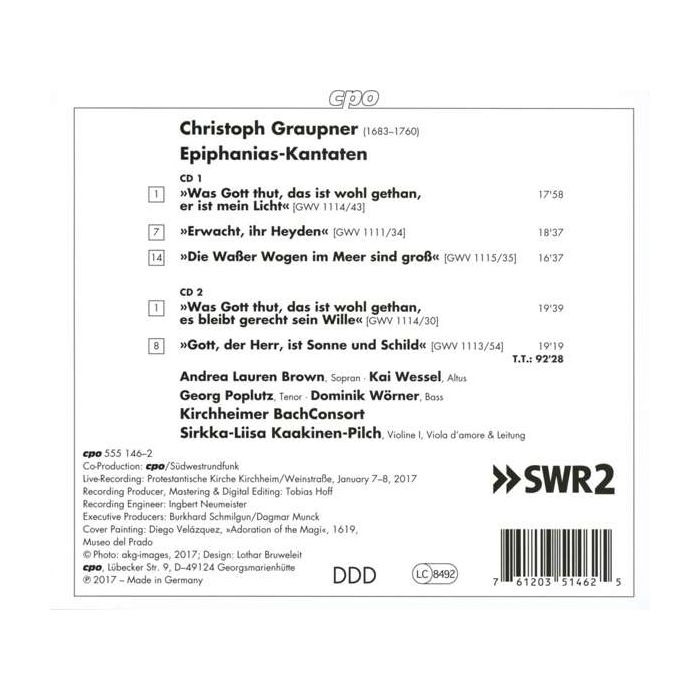 Graupner: Epiphany Cantatas - slide-1