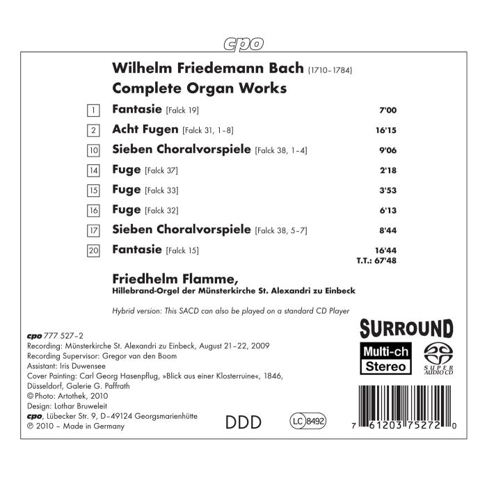 Bach W.F: Complete Organ Works - slide-1