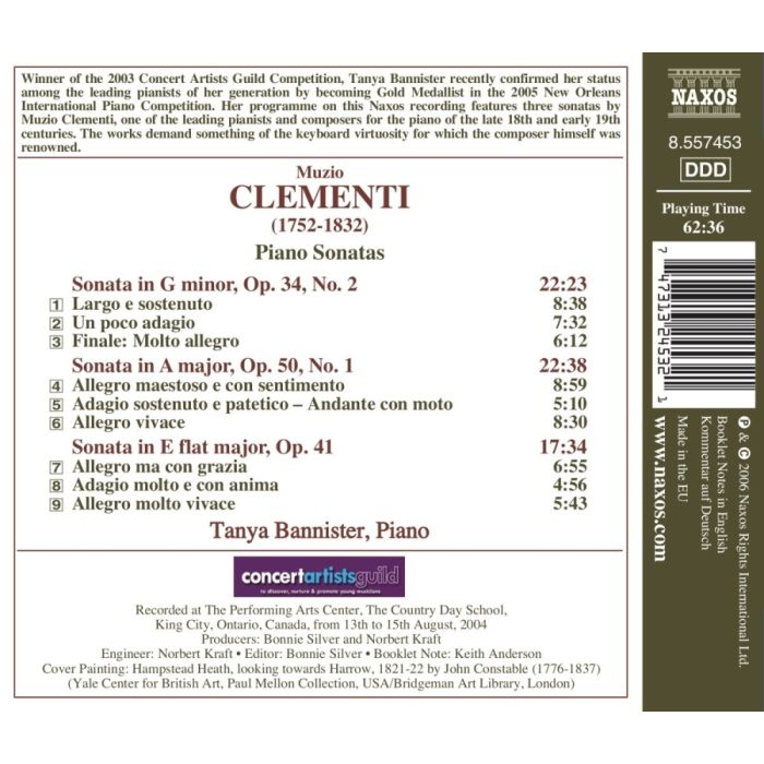 CLEMENTI: Piano Sonatas, Op. 34, 41 & 50 - slide-1
