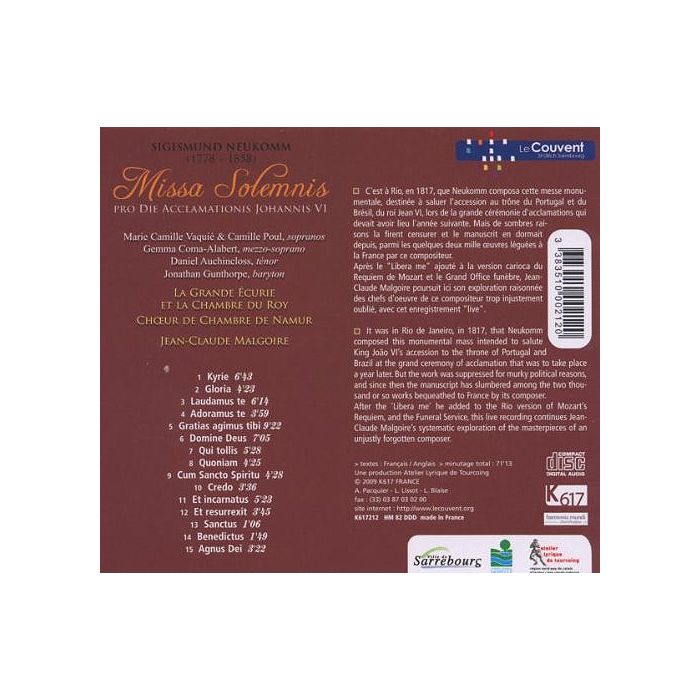 Neukomm: Missa Solemnis pro die Acclamationis Johannis VI - slide-1