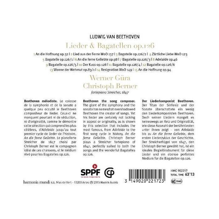 Beethoven: Lieder & Bagatellen - slide-1