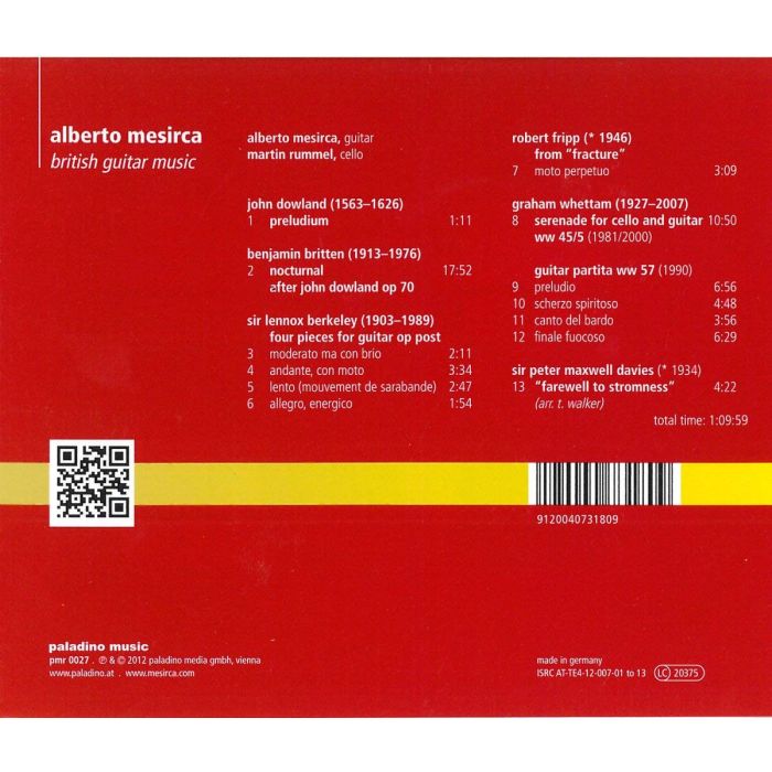 Britten, Whettam, Berkeley: British Guitar Music - slide-1