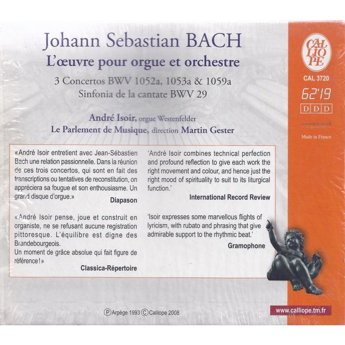 Bach: Works for organ & orchestra  - slide-1