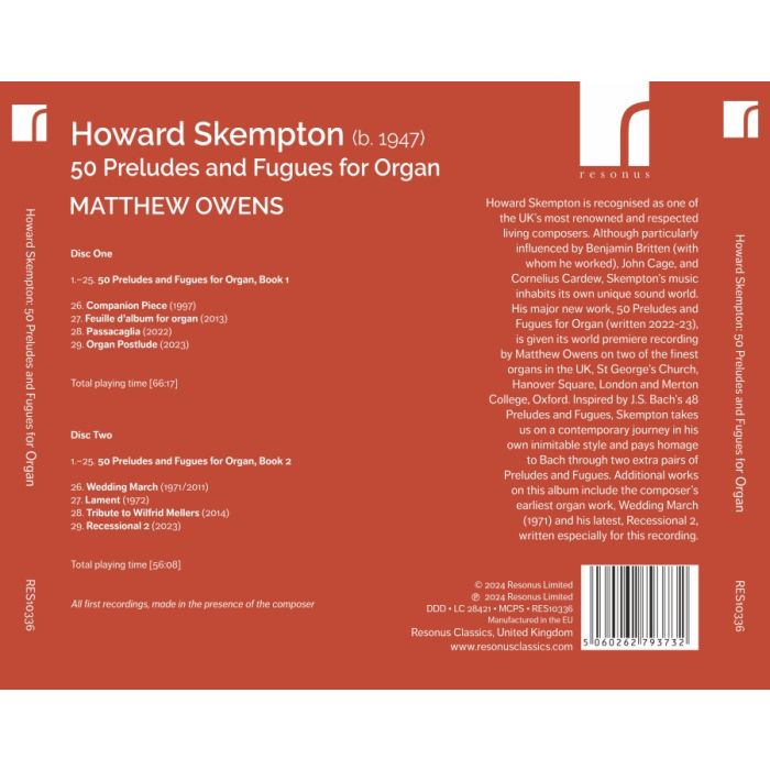 Skempton: 50 Preludes and Fugues for Organ - slide-1