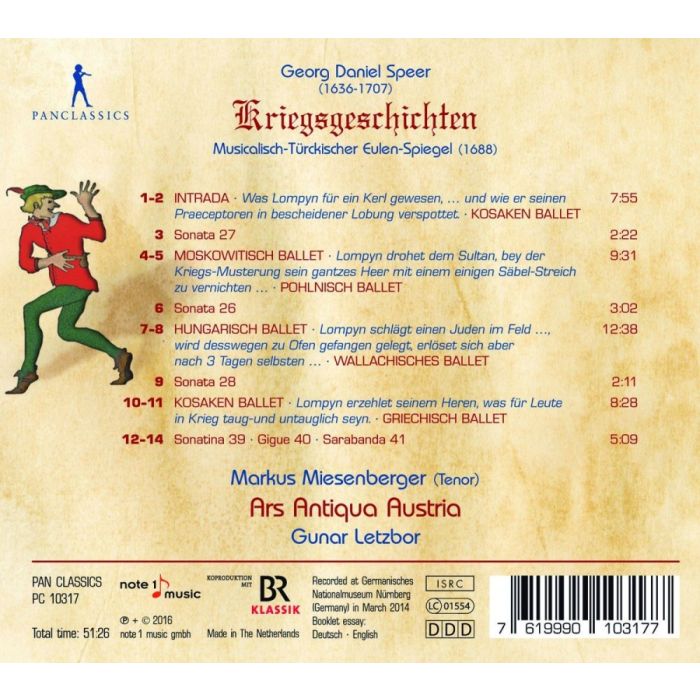 Speer: Kriegsgeschichten, Musicalisch-Türckischer Eulenspiegel (1688) - slide-1