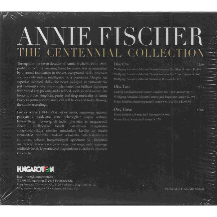 Annie Fischer: The Centennial Collection -  Mozart; Beethoven; Schubert; Liszt - slide-1